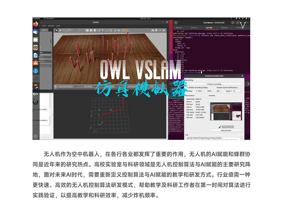 OWL VISIM无人机算法模拟仿真器